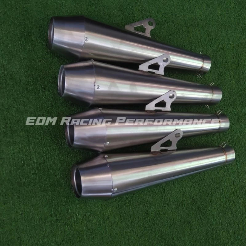 Knalpot Custom Japstyle Bomber Triumph Inlet 38-50mm Scorpio Tiger Wr155 dll