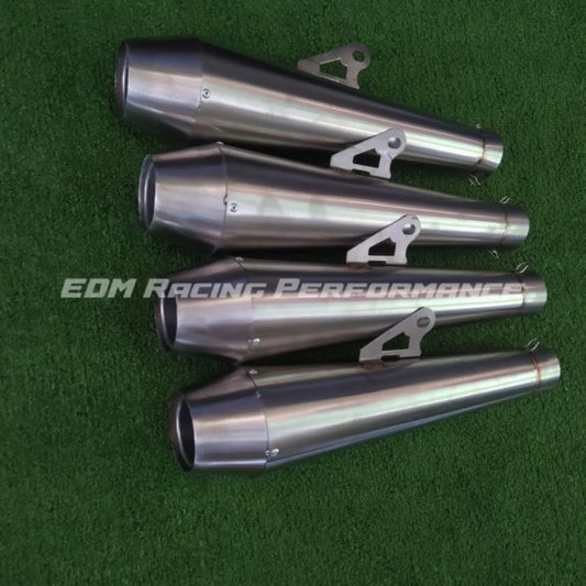 Knalpot Custom Japstyle Bomber Triumph Inlet 38-50mm Scorpio Tiger Wr155 dll