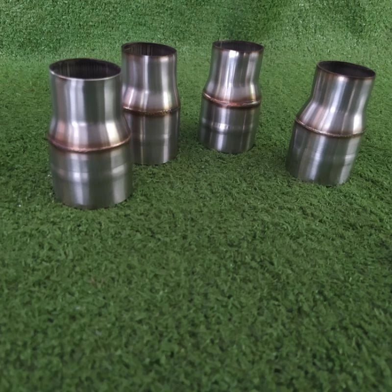 Sambungan knalpot Pipa 38mm ke selincer 50mm / Adaptor Knalpot / Slip on Knalpot 38 ke 50