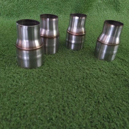 Sambungan knalpot Pipa 38mm ke selincer 50mm / Adaptor Knalpot / Slip on Knalpot 38 ke 50